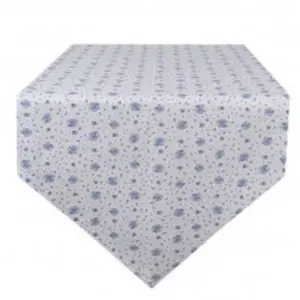 Tischläufer „Blaue Rosen“ Baumwolle